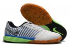 Nike Lunar Gato II IC - White/Blue/Lime Glow