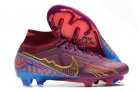 Nike Air Zoom Mercurial Superfly 9 Mbappe Elite FG - Vivid Purple/University Blue/Metallic Gold