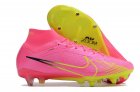 Nike Zoom Mercurial Superfly 9 Elite SG Pro Anti Clog Luminous Pack - Pink/Volt