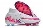 Nike Zoom Mercurial Superfly 9 Flash Crimson Elite FG - White/Pink/Blue