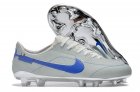 Nike Tiempo Legend 9 Made in Italy Elite FG - White/Blue/Metallic Silver