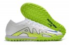 Nike Zoom Mercurial Vapor 15 Elite TF Turf - White/Volt/Blue