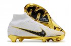 Nike Air Zoom Mercurial Superfly 9 Elite FG By You - White/Gold/Black