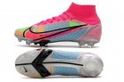 Nike Mercurial Superfly 8 Elite FG - White/Black/Pink/Mulitcolor