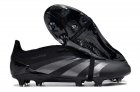 Adidas Predator 24 Elite Foldover Tongue FG Blackout Pack - Black/Black
