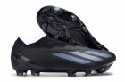 Adidas X Crazyfast.1 FG LL Laceless Nightstrike - Black