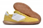 Nike Streetgato IC Indoor Soccer Shoes - Saturn Gold/Brown/White