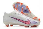 Nike Air Zoom Mercurial Vapor 15 Elite FG - White/Purple/Red