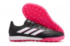 Adidas Copa Pure.3 TF Soccer Cleats - Core Black/Zero Metallic/Shock Pink