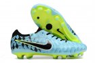 Nike Tiempo Legend 10 Elite FG - Ice Blue/Black/Volt