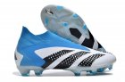Adidas Predator Accuracy+ Laceless FG - Bue/White/Black