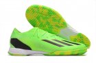 Adidas X Speedportal .1 IC Indoor Game Data Soccer Cleats - Green/Black