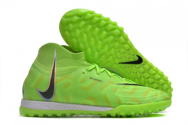 Nike By You Custom Phantom Luna Elite TF Turf - Green/Black