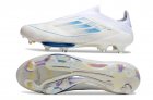 Adidas F50+ Laceless Polar Victory Pack Elite FG - White/Pearl Metallic
