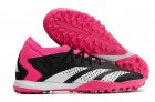 Adidas Predator Accuracy.3 TF Turf Soccer Cleats - Black/Pink
