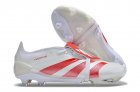 Adidas Predator 24 X TAA Elite Tongue FG Pure Strike - White/Bright Red