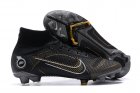Nike Mercurial Superfly 8 Elite FG 'Shadow Black' - Black / Gold / Silver