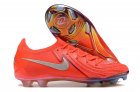 Nike Phantom GX 2 Low-Top Elite FG Haaland - Bright Red/Metallic Silver