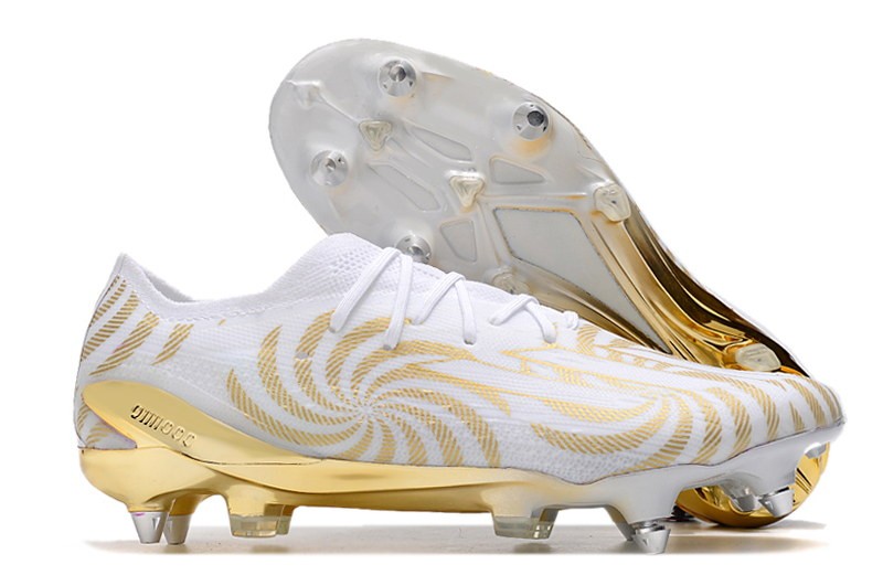 Adidas X SpeedPortal .1 SG Metal Studs Ballon DOr - White/Gold