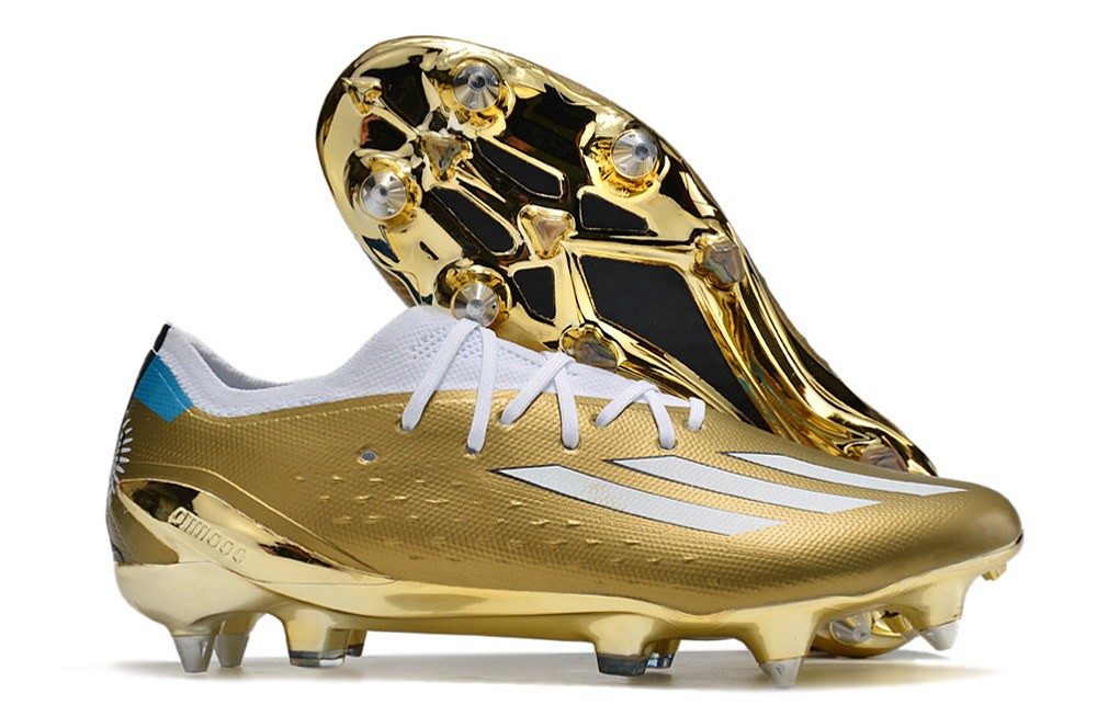 Adidas X Speedportal Messi .1 SG Metal Studs Leyenda - Gold/White/Black