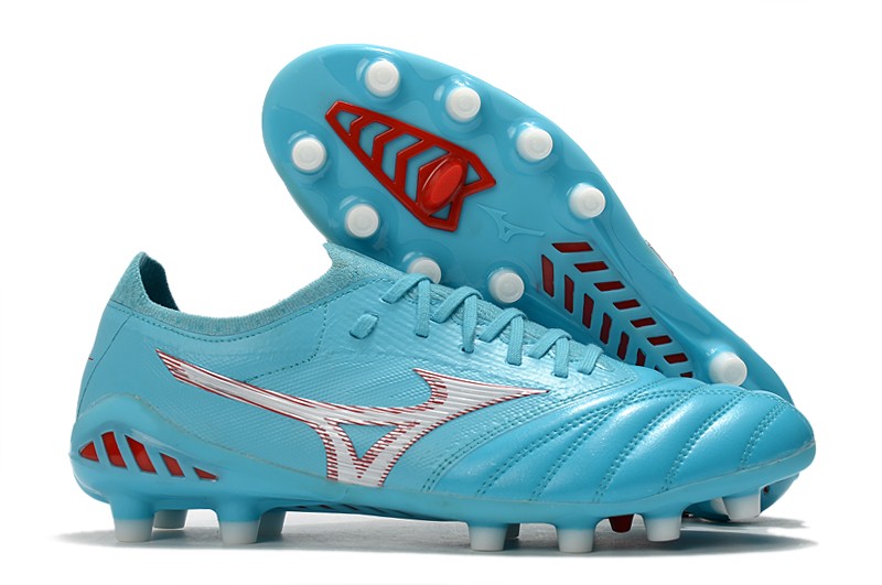 Mizuno Morelia Neo III Beta Japan Fg - Scuba Blue / Red / White