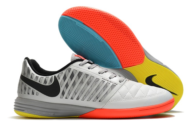 Nike Lunar Gato II IC - Silver/White/Red/Blue/Yellow