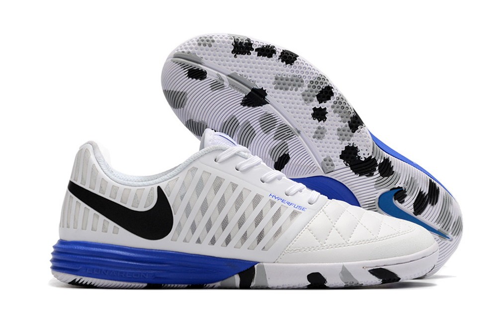 Nike Lunar Gato II IC - White/Black/Glacier Blue