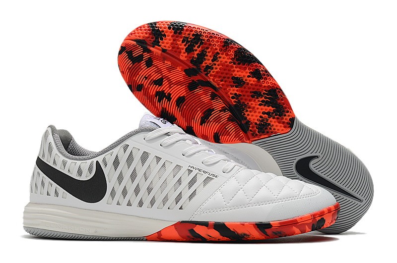 Nike Lunar Gato II IC Platina - White/Black/Red