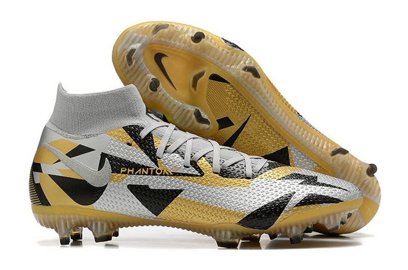 Nike Phantom GT 2 Elite DF Dynamic Fit FG - Grey/Gold/Black