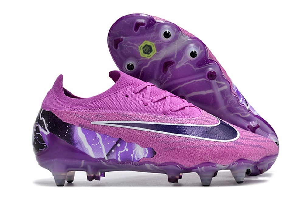 Nike Phantom GX Elite Low-Top SG-PRO Anti Clog Thunder Pack - Purple/White/Black