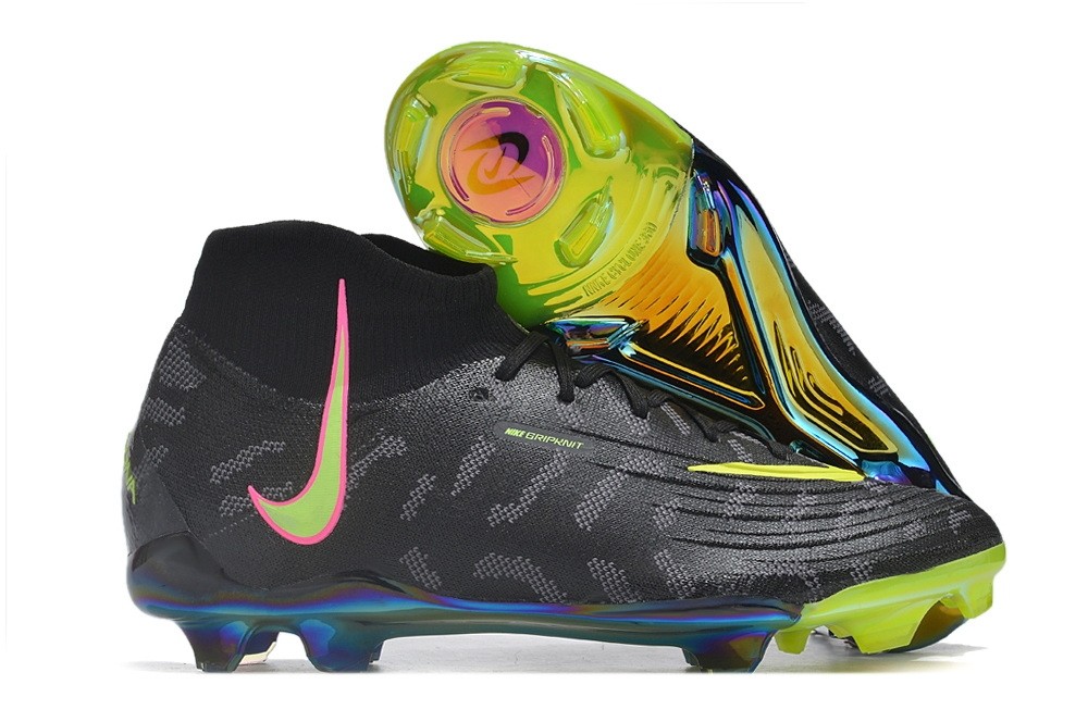 Nike Phantom Luna FG By You Custom - Black/Volt/Pink